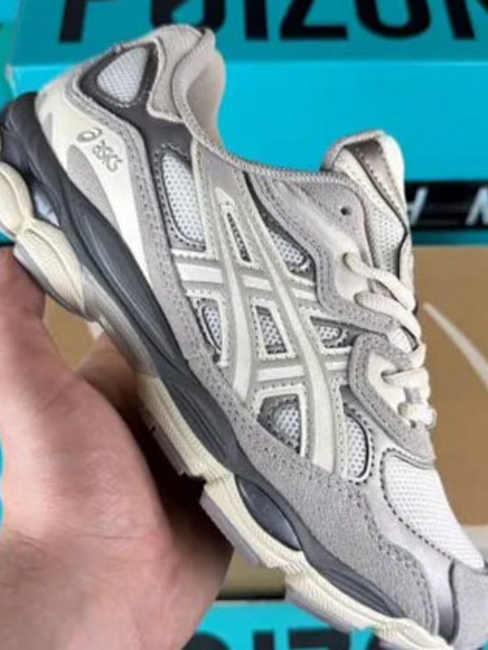 ASICS Gel-NYC Grey White Sneakers